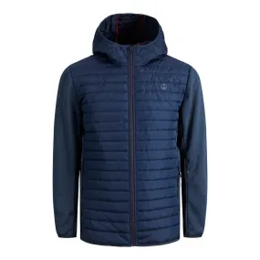 Veste hybride Capuche Manches longues Bleu Marine Jack & Jones - Veste Homme sur MenCorner