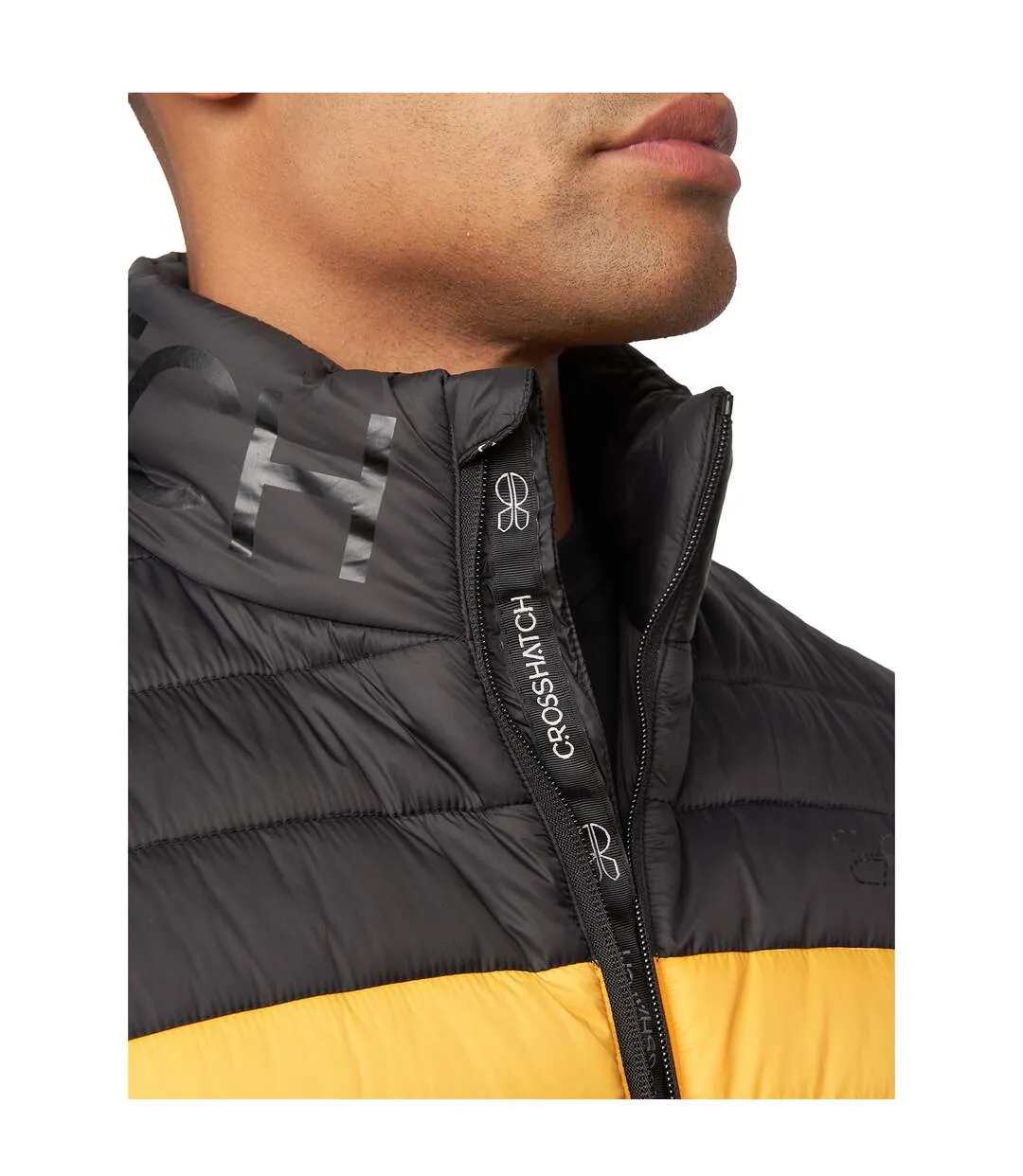 Veste presnell homme jaune Crosshatch