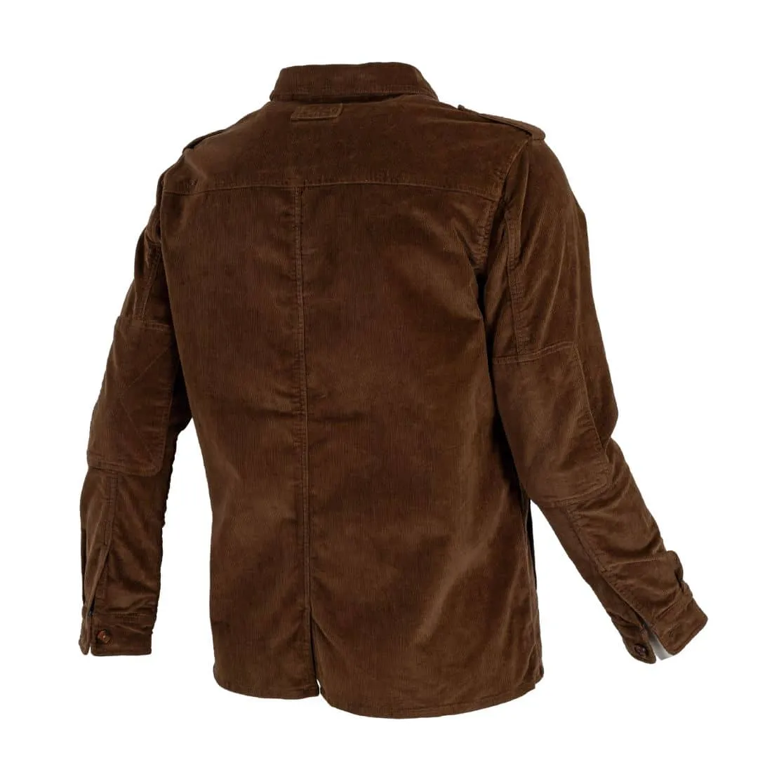 Veste saharienne multi-poches marron