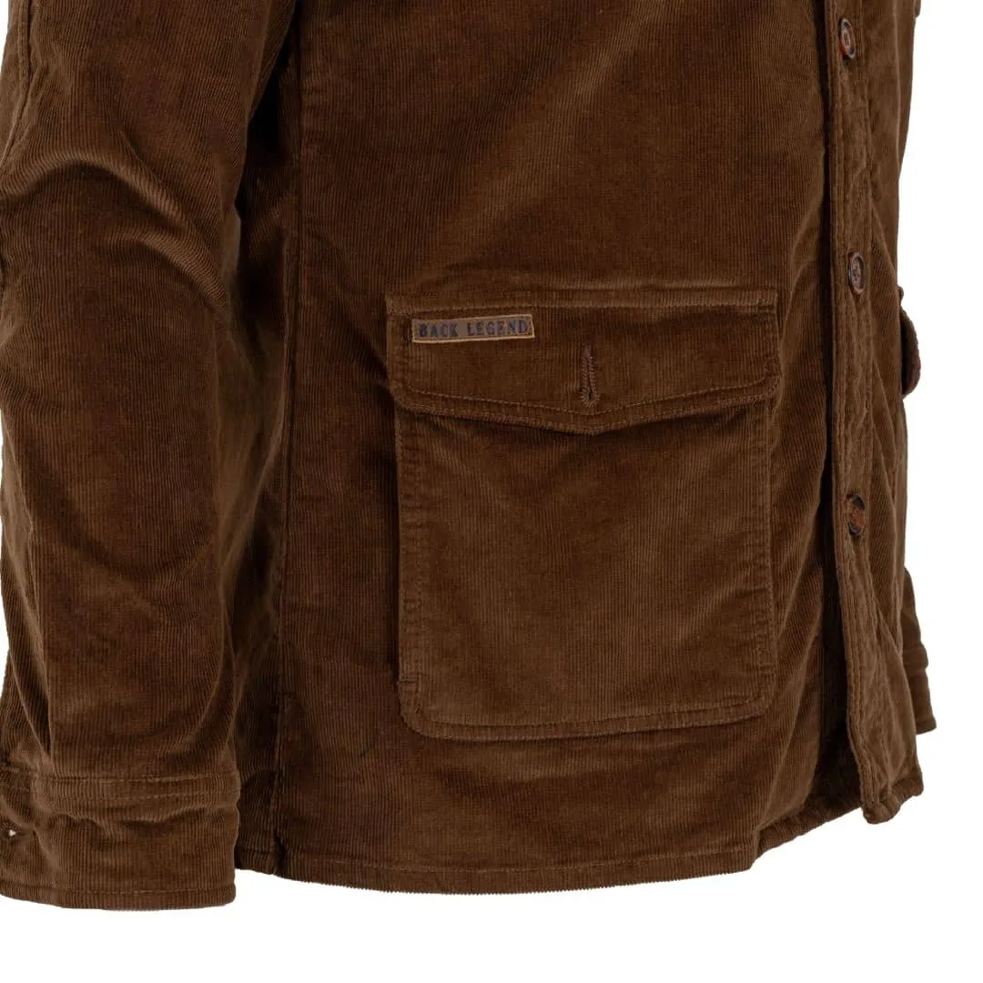 Veste saharienne multi-poches marron