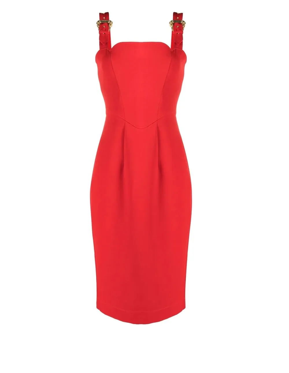 Vestido Versace Jeans Couture Ajustado Rojo Mujer