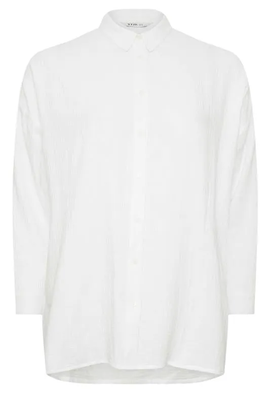 YOURS - Chemisier Blanc Doux en Coton