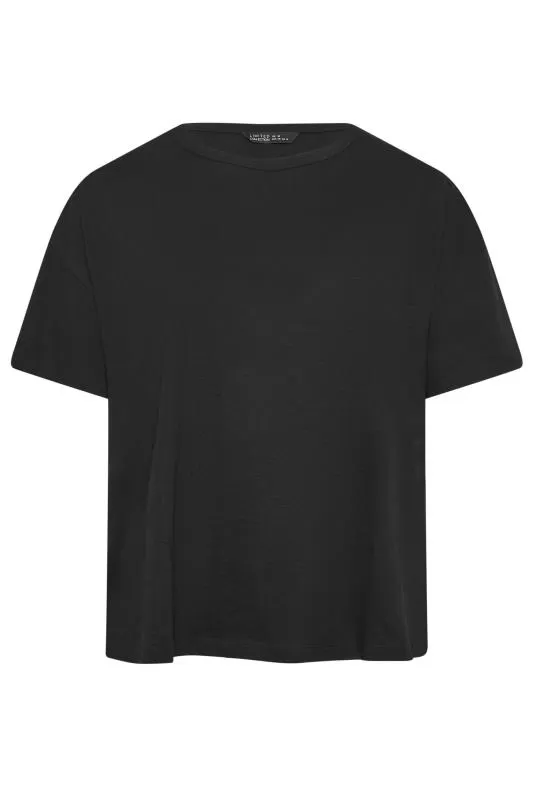 YOURS - T-Shirt Noir Utility Manches Courtes